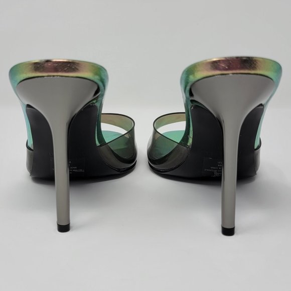 Nine West Iridescent Ido Heeled Slide Sandals - Picture 11 of 13